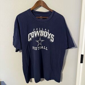 Vintage Dallas Cowboys T-shirt Mens Size L Blue 90s NFL Football Sports Texas